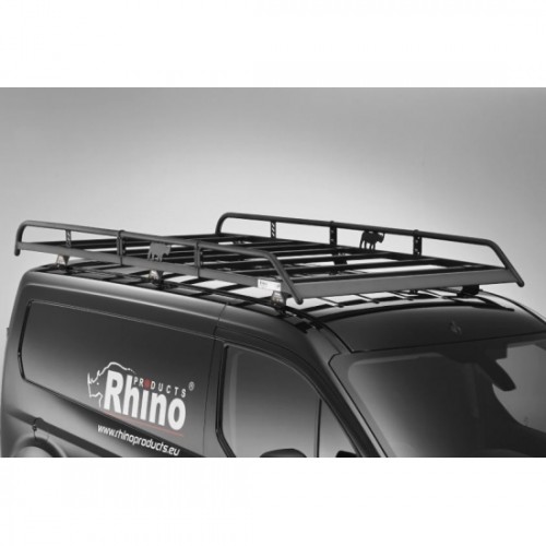 LOW-H1 TWIN REAR Peugeot Expert Roof Rack Bars x3 Rhino With Roller 2007-2016