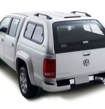 Double Cab Canopy with Sliding Glass Side Windows on Amarok