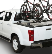 Mountain Top Tonneau Cover with Bicycle Carriers attached to Cargo Carriers