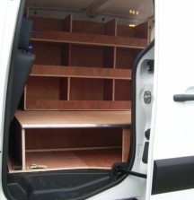 Van Shelving Peugeot Partner - Subfloor with Shelves
