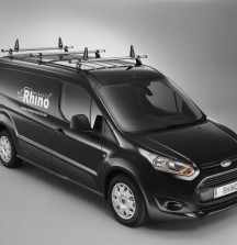 Delta Bar Roof Bars with Load Stops on Ford Transit Connect - Rhino