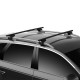 Audi A6 Allroad Estate 00-05 with Roof Rails Square Roof Bar Full Kit