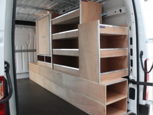 Van Shelving Renault Master Fitout