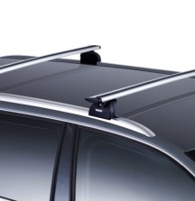 Thule Aluminium Wingbars on Flush Rails