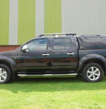Double Cab Canopy with Gull Wing Windows on Navarra
