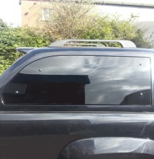 Double Cab Canopy with Glass Side Windows on Amarok