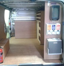 Van Shelving Nissan Primastar - Fitout