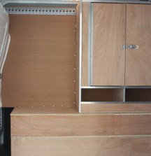 Van Shelving Renault Master - Fitout from Side Door