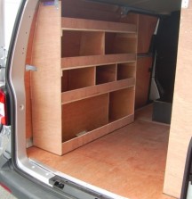 Van Shelving VW T5 - Left Side