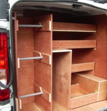 Van Shelving Opel Vivaro - Fitout